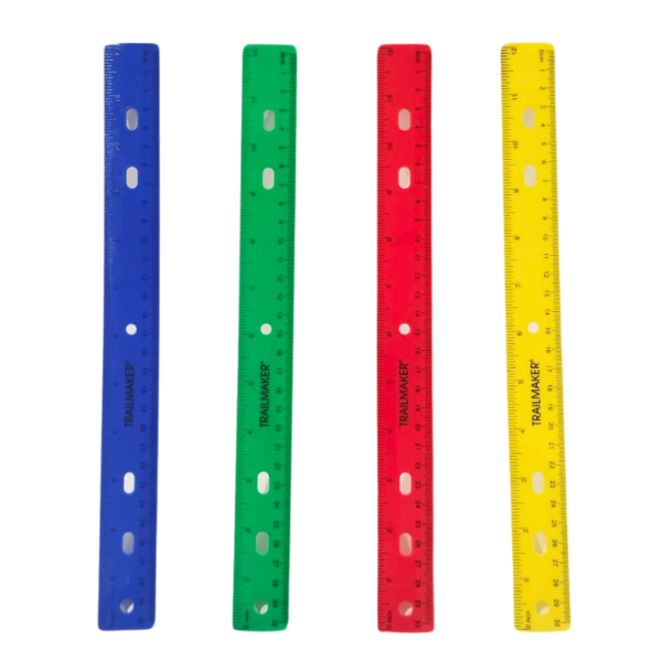 Wholesale 12" Ruler Assorted Colours
