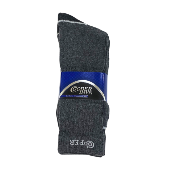 Wholesale Mens Cooper Sport Sock - Grey (Size 10-13)
