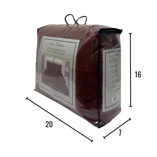 Wholesale 2 Piece Twin Comforter Set - Assorted Colours - Image 3