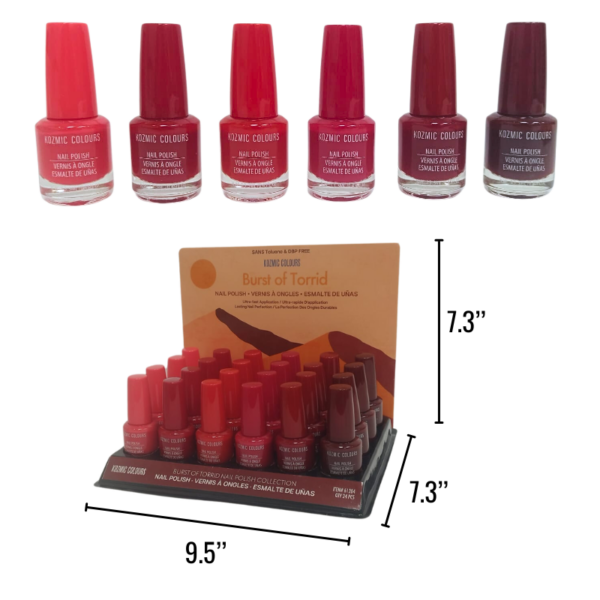 Wholesale Nail Polish - Assorted Red Colours