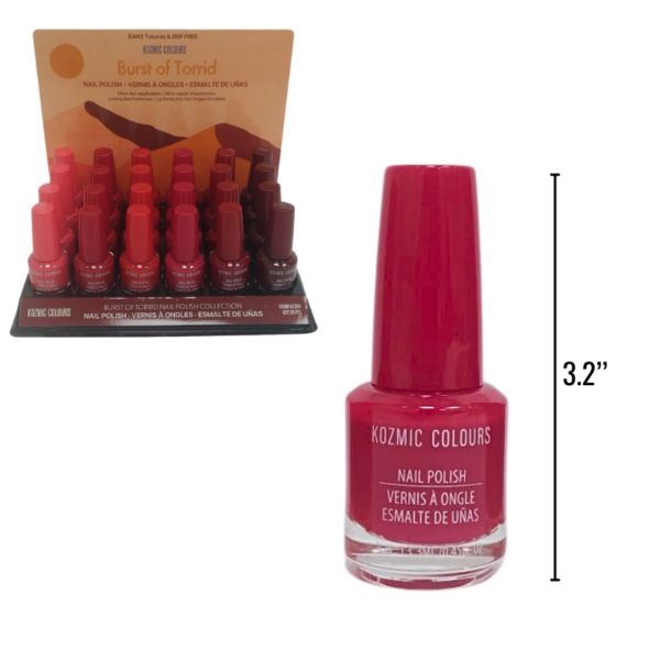 Wholesale Nail Polish - Assorted Red Colours - Image 2