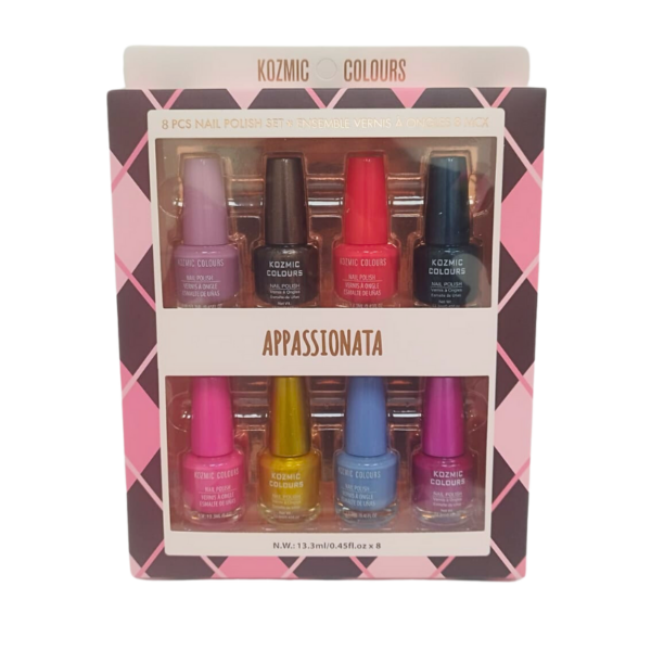 Wholesale Nail Polish - Assorted Colours 8 Pack - Image 3