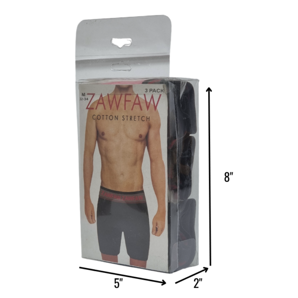 Wholesale Men’s Boxer Briefs, Asst Colours, 3-Pack, Large - Image 2