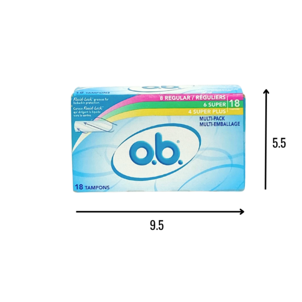 Wholesale O.B. Tampons - Multi-Pack, 18-Pack