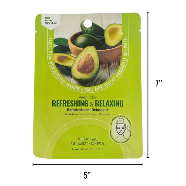 Wholesale Face Mask - Refreshing Avocado