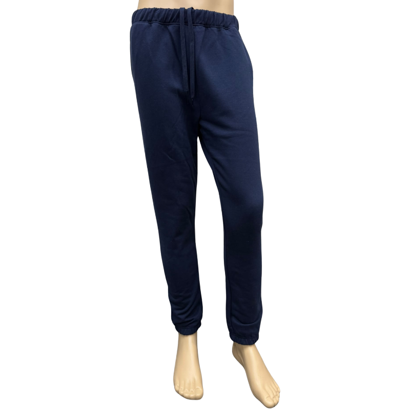 Wholesale Adult Track Pants, Navy (Large)