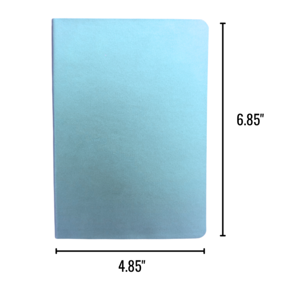 Wholesale Journal Metallic Gradient (Size 6.85"x 4.85") - Silver