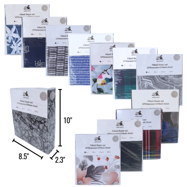 Wholesale Twin Sheet, 2-Piece Set – Assorted Prints