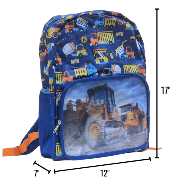 Wholesale 17" Truck Print Backpack