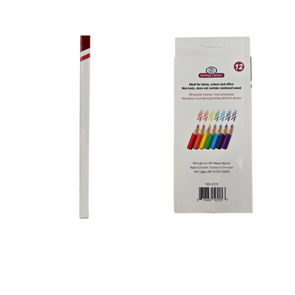 Wholesale Multi-Coloured Pencil Crayons 12-Pack - Image 2