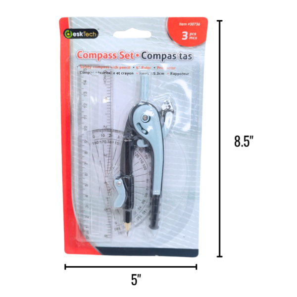 Wholesale Math Set, 3-Piece Set