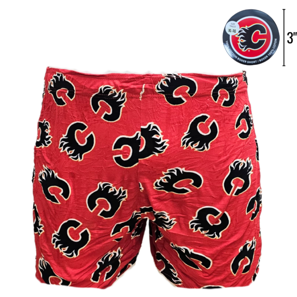 Wholesale Men's NHL Boxer Shorts - Calgary Flames (Size: XL)