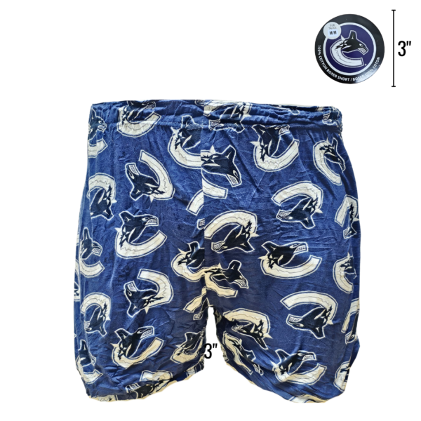 Wholesale Men's NHL Boxer Shorts - Vancouver Canucks (Size: S-XL)