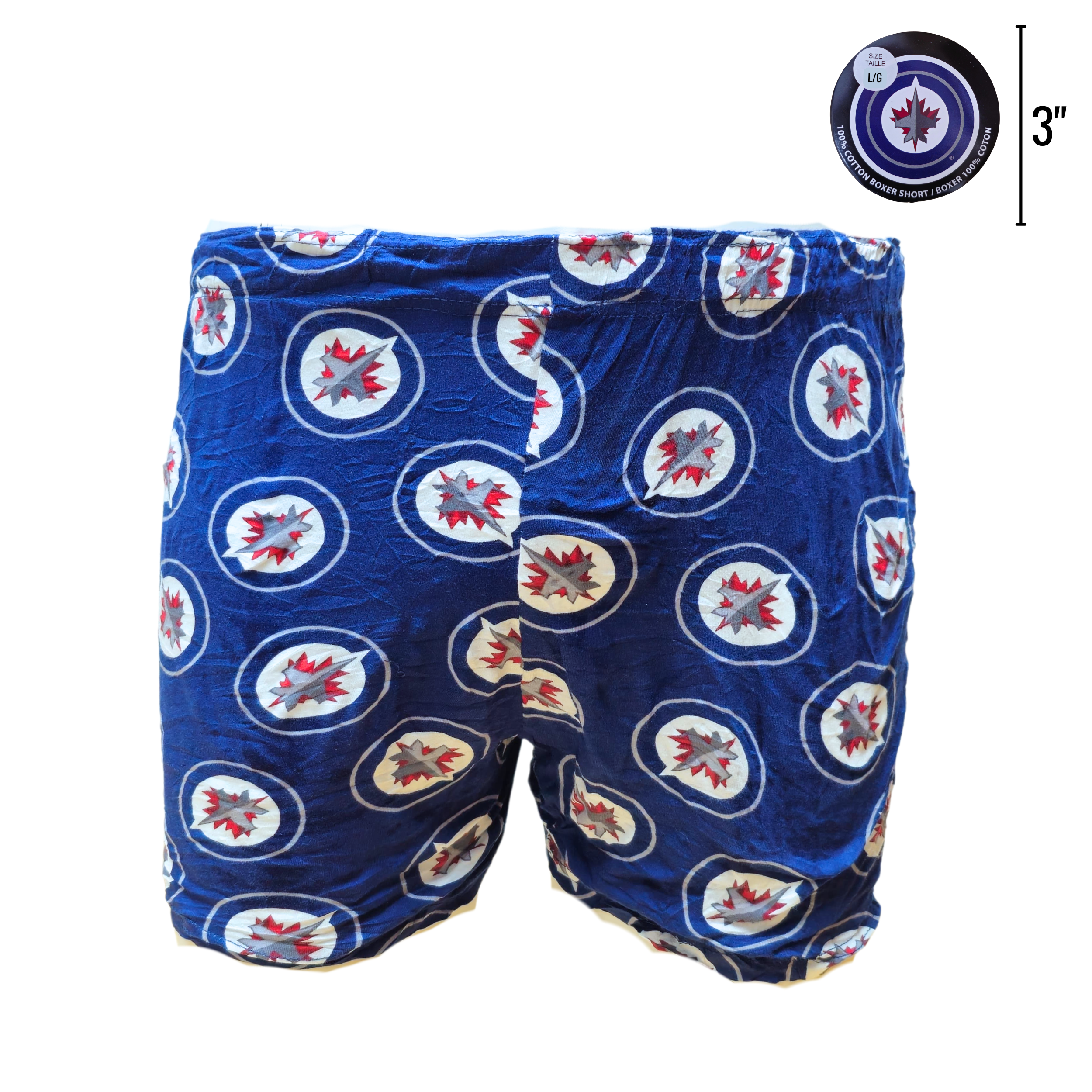 Wholesale Men's NHL Boxer Shorts - Winnipeg Jets (Size: L)