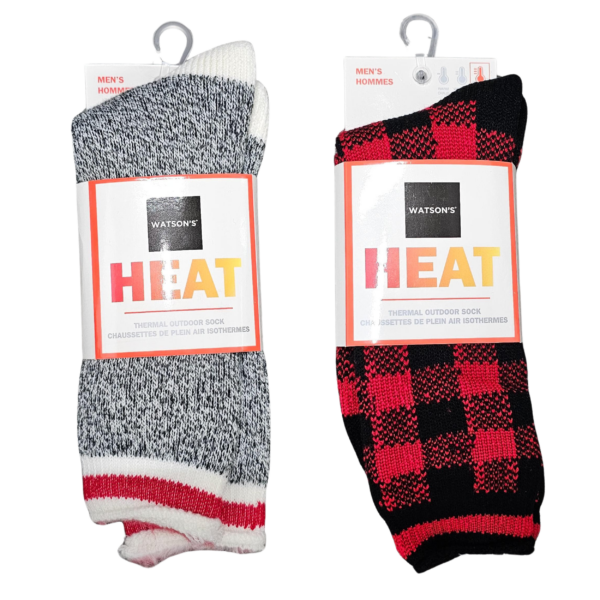 Wholesale Men's Heat Thermal Socks Assorted Pack