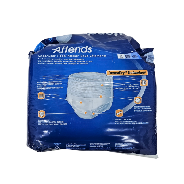 Wholesale Adult Incontinence Underwear 20-Pack - (Size M) - Image 3