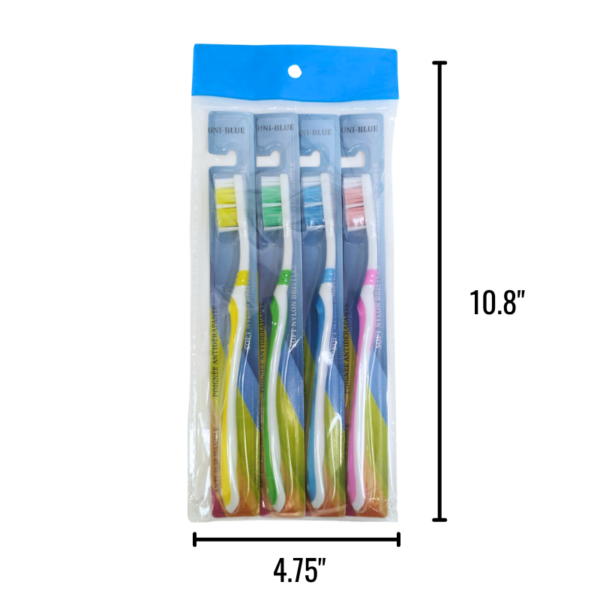 Wholesale Toothbrush Individually Packaged - 4-Pack