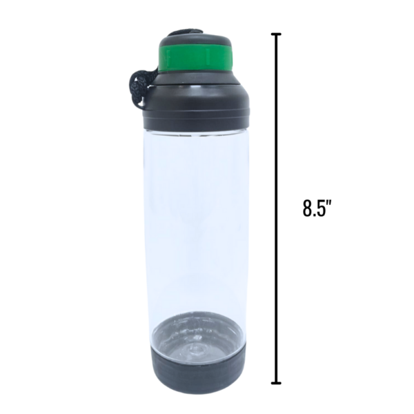 Wholesale Transparent Water Bottle - Green (500 mL)