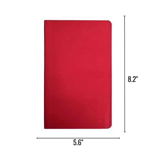 Wholesale Journal Soft Touch (Size 8.2"x 5.6") - Red