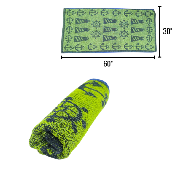 Wholesale Beach/Bath Towel - Jacquard Asst Prints (Size 30" x 60") - Image 2