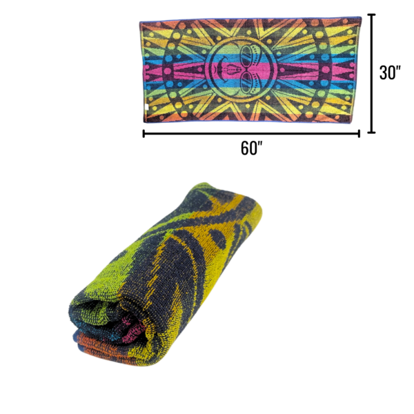 Wholesale Beach/Bath Towel - Jacquard Asst Prints (Size 30" x 60") - Image 4