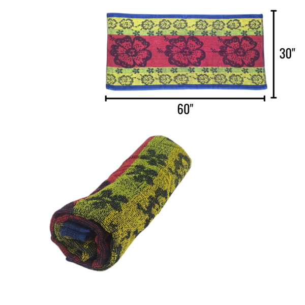 Wholesale Beach/Bath Towel - Jacquard Asst Prints (Size 30" x 60") - Image 6