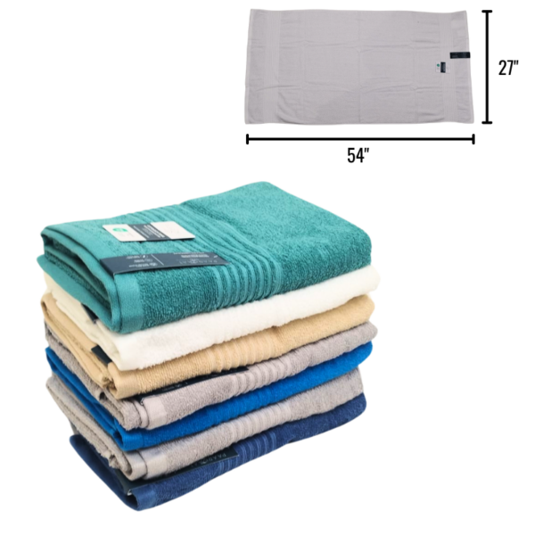 Wholesale Beach/Bath Towel - Asst Colours (Size 27" x 54")
