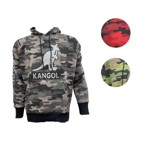 Wholesale Adult 3 Tone Kangol Hoody (Size: S-XXL)