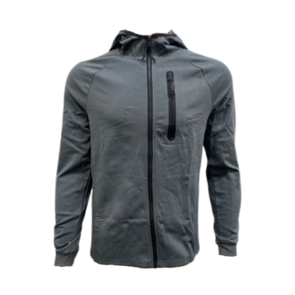 Wholesale Adult Full Zip Track Jacket With Hood (Size: S-XL) Assorted Colours - Image 4