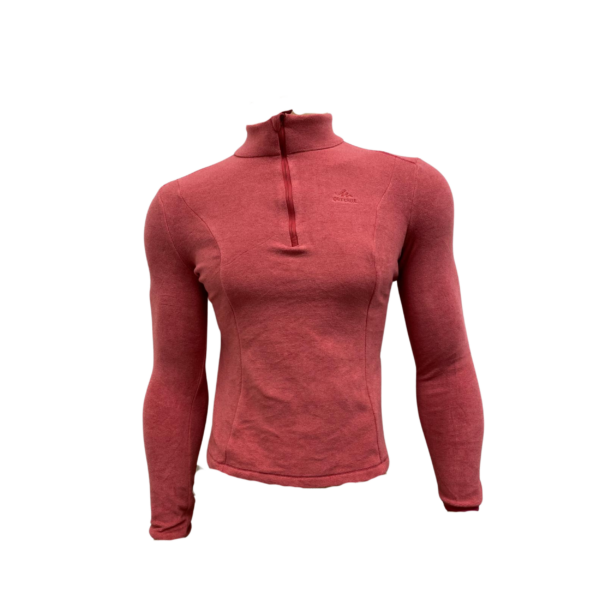 Wholesale Ladies 1/2 Zip Polar Fleece Hoody (Size: XS-XL) Assorted Colours - Image 4