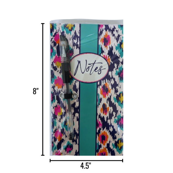 Wholesale Chunky Memo Pad With Pen 4.3x8" - Asst Styles - Image 2
