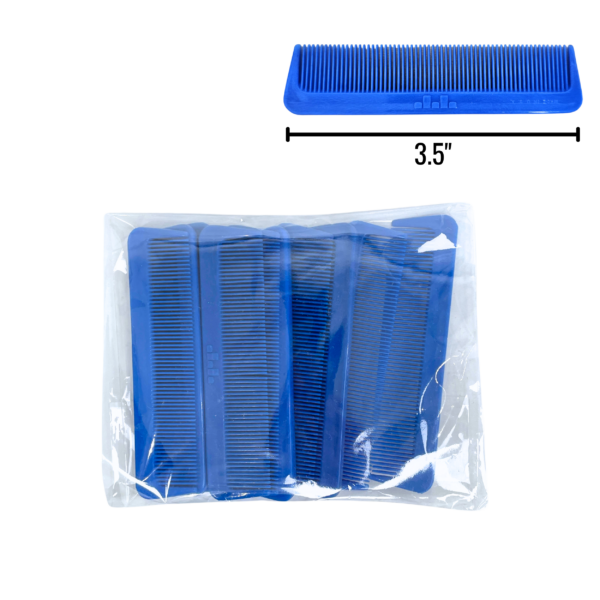 Wholesale Pocket Comb, Black - 10-Pack