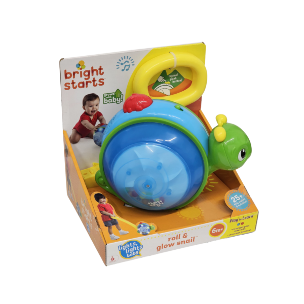 Wholesale Roll & Glow Snail Toy (Age Recommended: 6 Months+) - Image 2