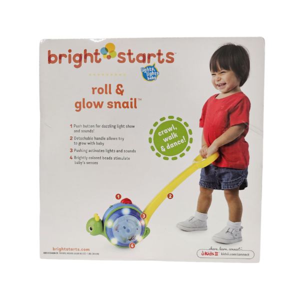 Wholesale Roll & Glow Snail Toy (Age Recommended: 6 Months+) - Image 3
