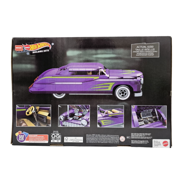 Wholesale Hot Wheels Mega Blocks Purple Passion Toy Car Building Set - Ages 3+ - Image 2
