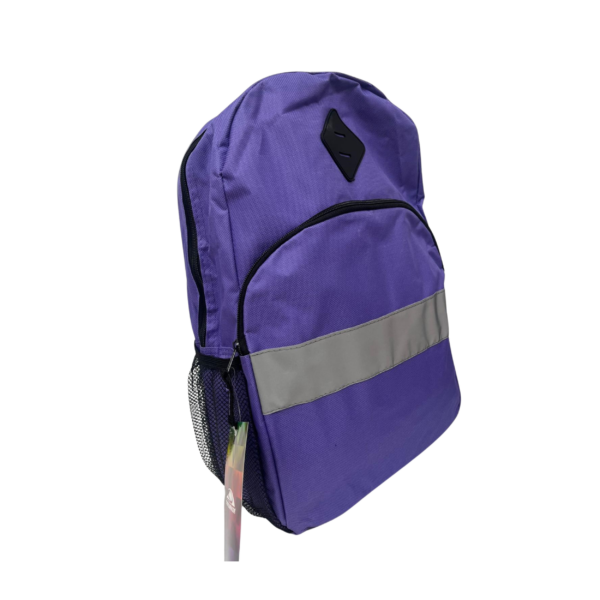 Wholesale 17" Backpack With Reflective Panel In Front - (Assorted Colors) - Image 23
