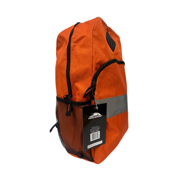 Wholesale 17" Backpack With Reflective Panel In Front - (Assorted Colors) - Image 2