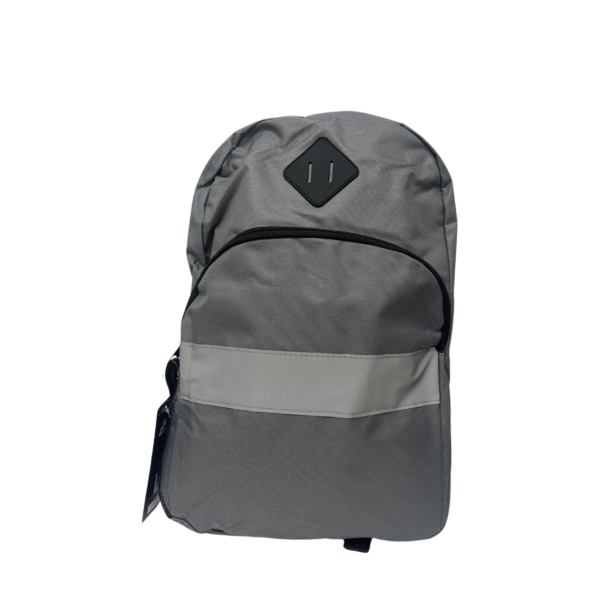 Wholesale 17" Backpack With Reflective Panel In Front - (Assorted Colors) - Image 4