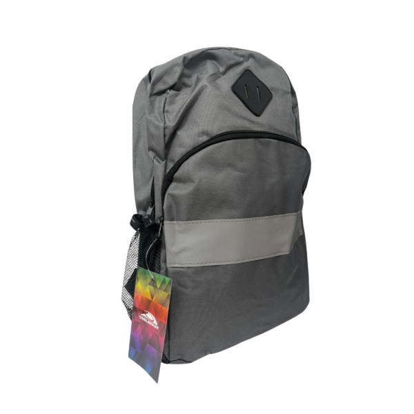 Wholesale 17" Backpack With Reflective Panel In Front - (Assorted Colors) - Image 5