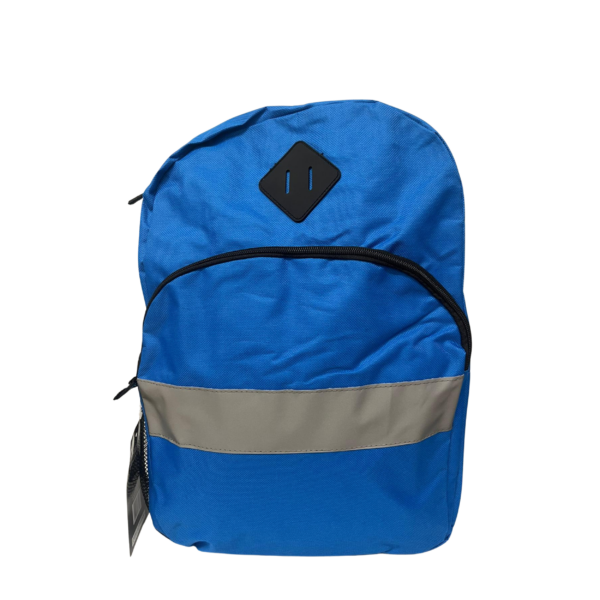 Wholesale 17" Backpack With Reflective Panel In Front - (Assorted Colors) - Image 7