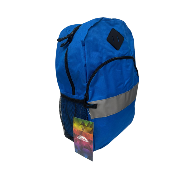 Wholesale 17" Backpack With Reflective Panel In Front - (Assorted Colors) - Image 8