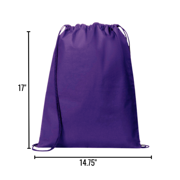 Wholesale Large Knapsack - Purple (14.75" x 17″)
