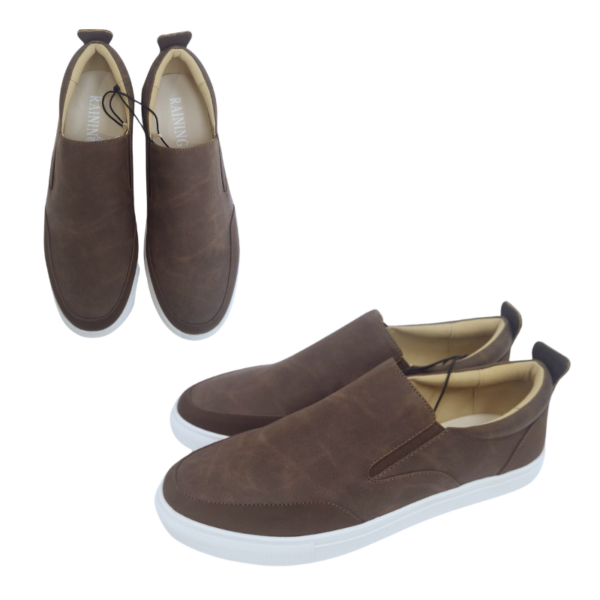 Wholesale Men's Slip-On Shoe - Brown (Size 39-44)
