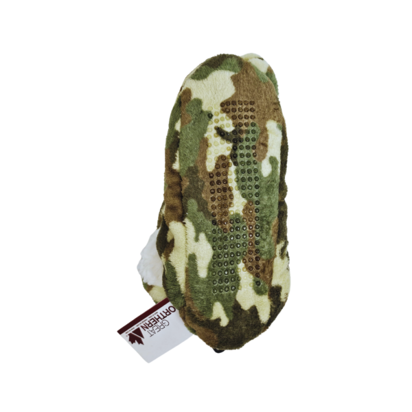 Wholesale Ladies Ballet Slippers With Grips - Camo Print, Size: S/M & M/L - Image 2