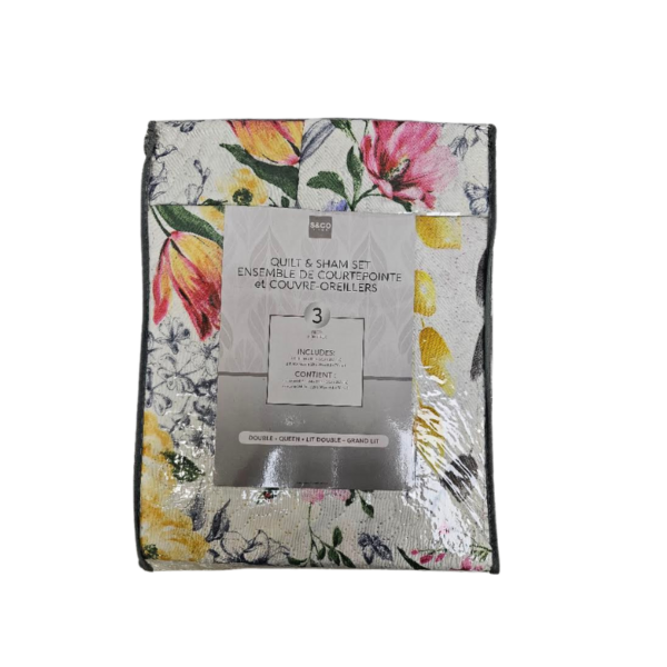 Wholesale Quilt Set (3 Pieces) Assorted Prints -Double/Queen - Image 3