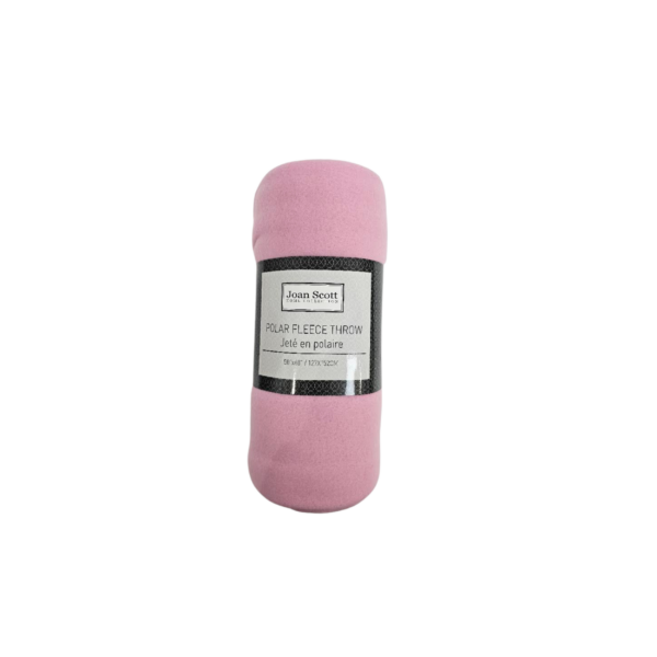 Wholesale Polar Fleece Blanket - Asst. Shades Pink - Image 4