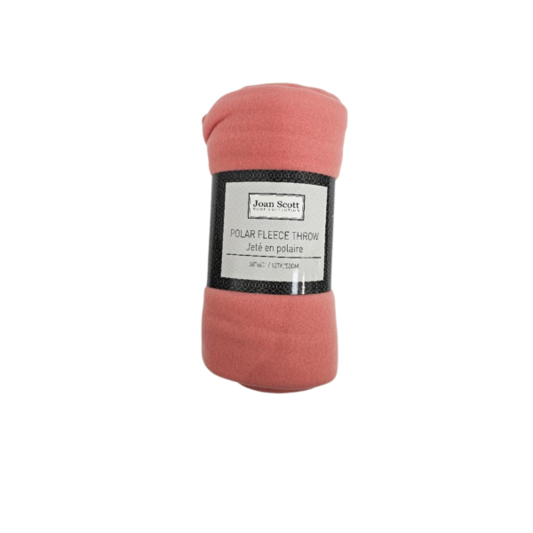 Wholesale Polar Fleece Blanket - Asst. Shades Pink - Image 2