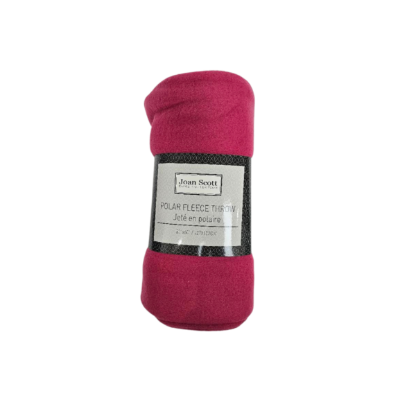 Wholesale Polar Fleece Blanket - Asst. Shades Pink - Image 5