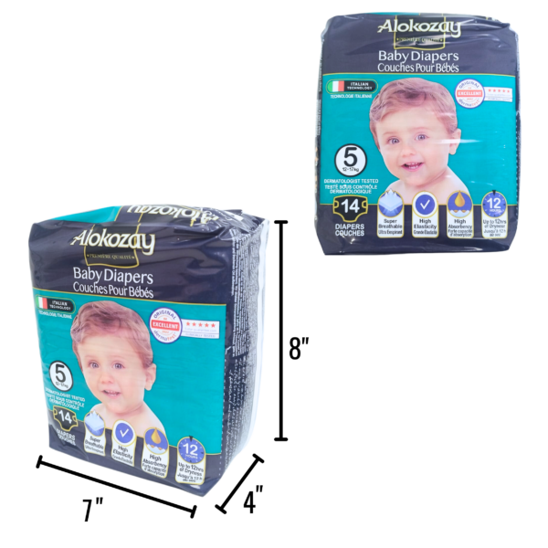 Wholesale Alokozay Baby Diapers - Size 5