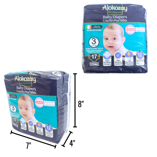 Wholesale Alokozay Baby Diapers - Size 3